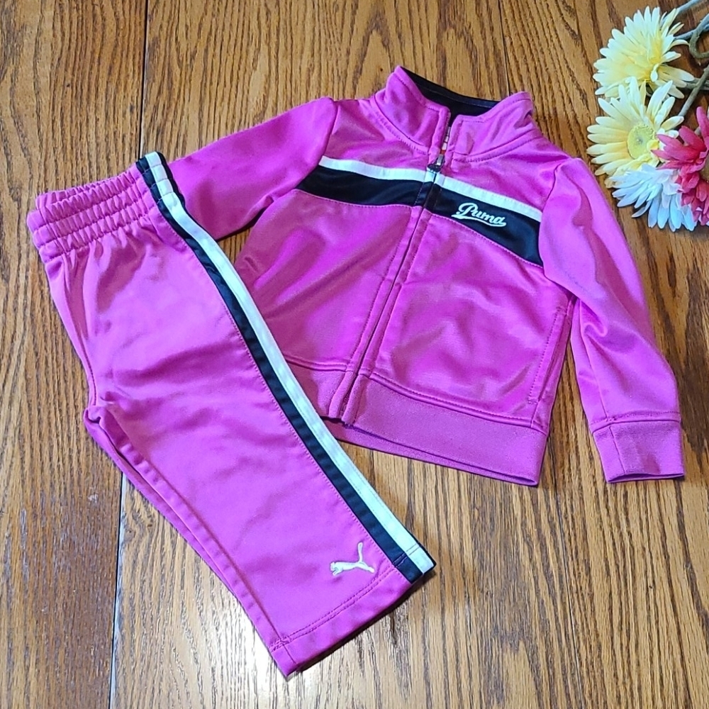 Puma Athletic Jacket and Pants Set - 12 Months